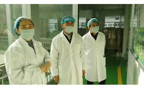 銀川市金鳳區(qū)工業(yè)集中區(qū)黨工委書記張勝利一行蒞臨公司參觀、調(diào)研